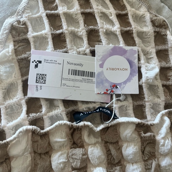 NWT Textured Halter Dress - Picture 3 of 6